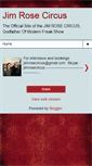 Mobile Screenshot of jimrosecircus.com